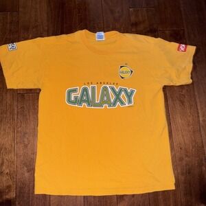 Vintage LA Los Angeles Galaxy MLS Jersey JOY Athletic Shirt Size Large HartMan
